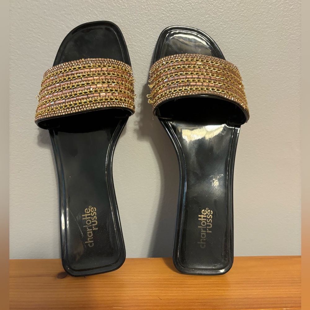 Sparkly Jelly Flats